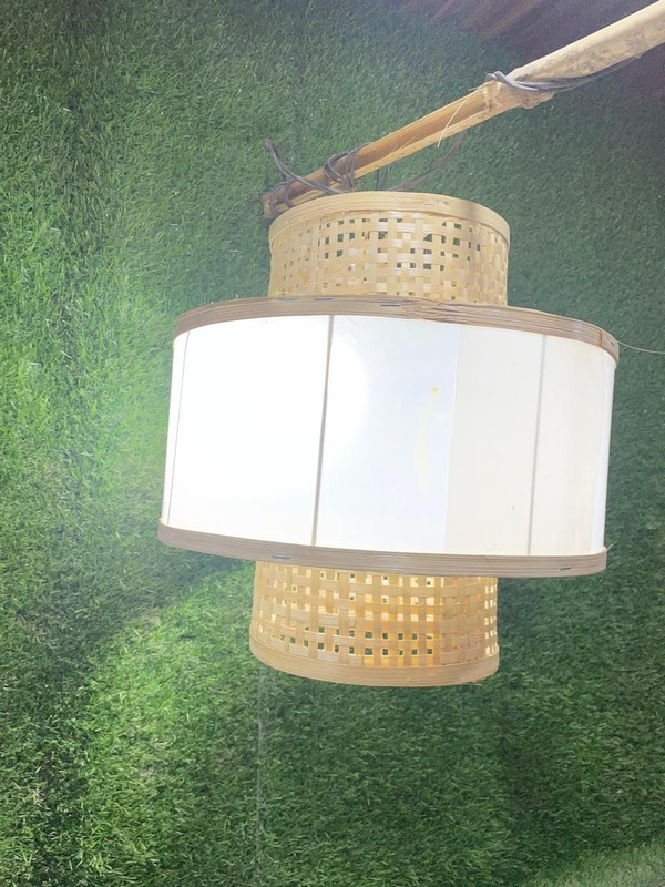 Eco Bambrin EBIPL00102L Hanging Lights (Pendant Lights) Lamp Shade(Bamboo)