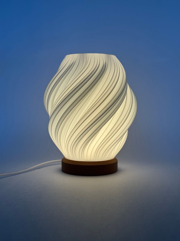 ABC TWISTED LAMP Table Lamps, Chandelier, Wall Lights Lamp Shade(Plastic)