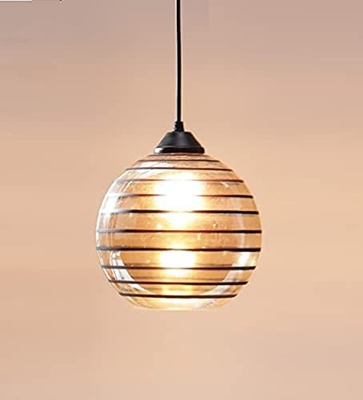 AYOULIGHTS Doom Line Luster Glass Designer Ceiling Lights Lamp Shade(Glass)
