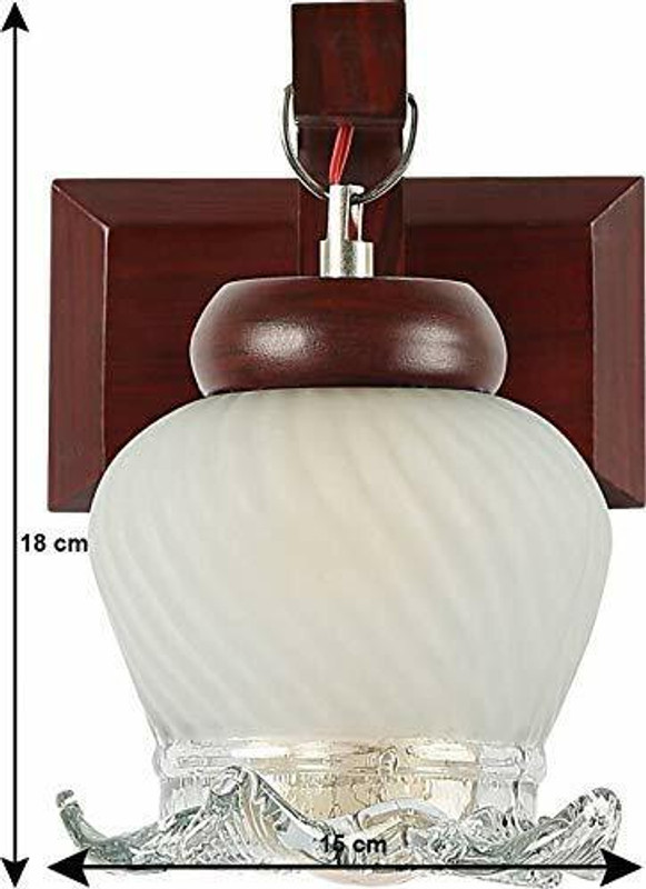 Virya Wall Light Modern Lampshade Multi Type Sconce Wall Lamp Wallchiere Wall Lights Lamp Shade(Aluminium, Glass)