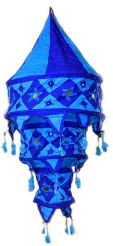 Ayushkacrafts Ayus3t 8pc Chandelier Lamp Shade(Cotton)