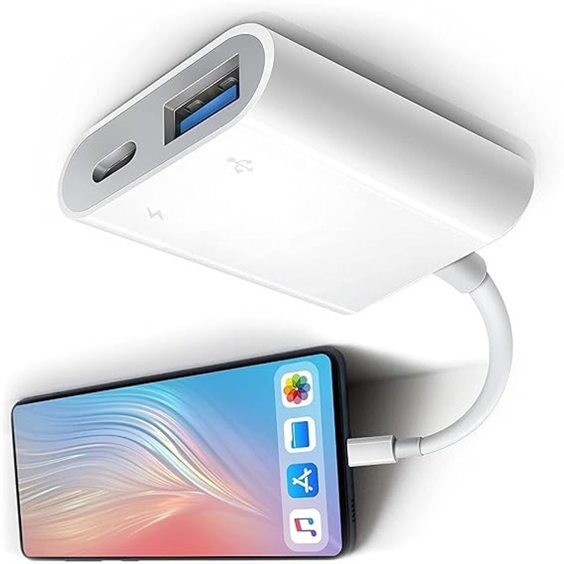 RuhZa OTG Data Transfer & Charging Hub Wired USB Lan Adapter compatible with Windows(480 Mbps)