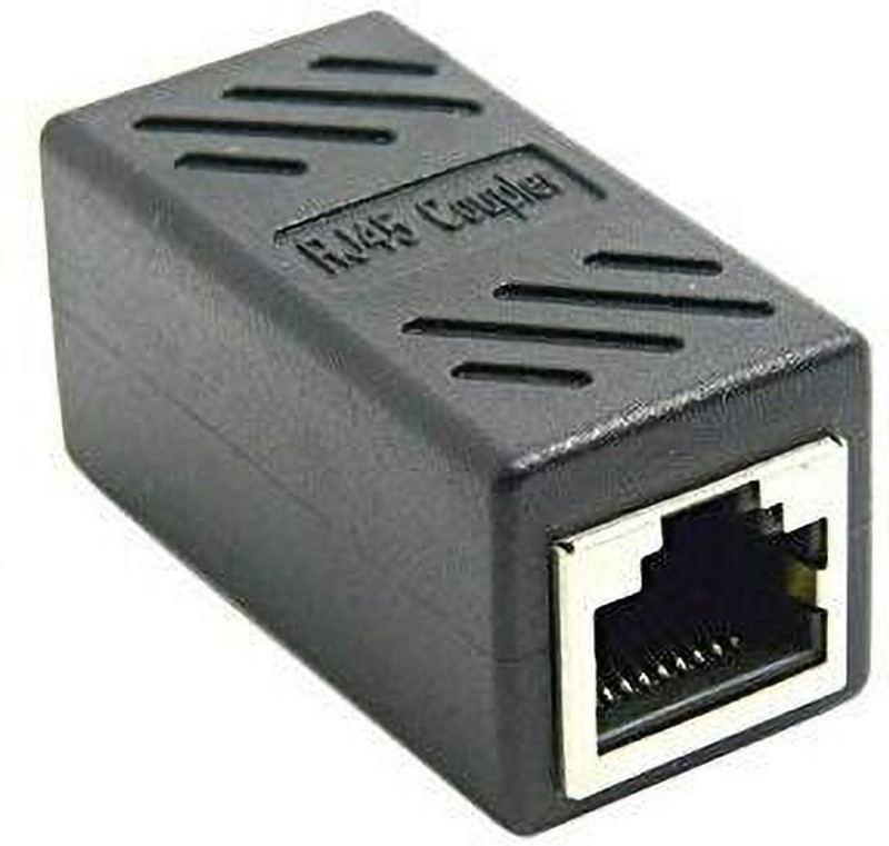 OG X NEXA WITH DEVICE Female to Female RJ45 Internet LAN Connector Adapter Extender Converter Wireless Ethernet Lan Adapter compatible with Windows(480 Mbps)