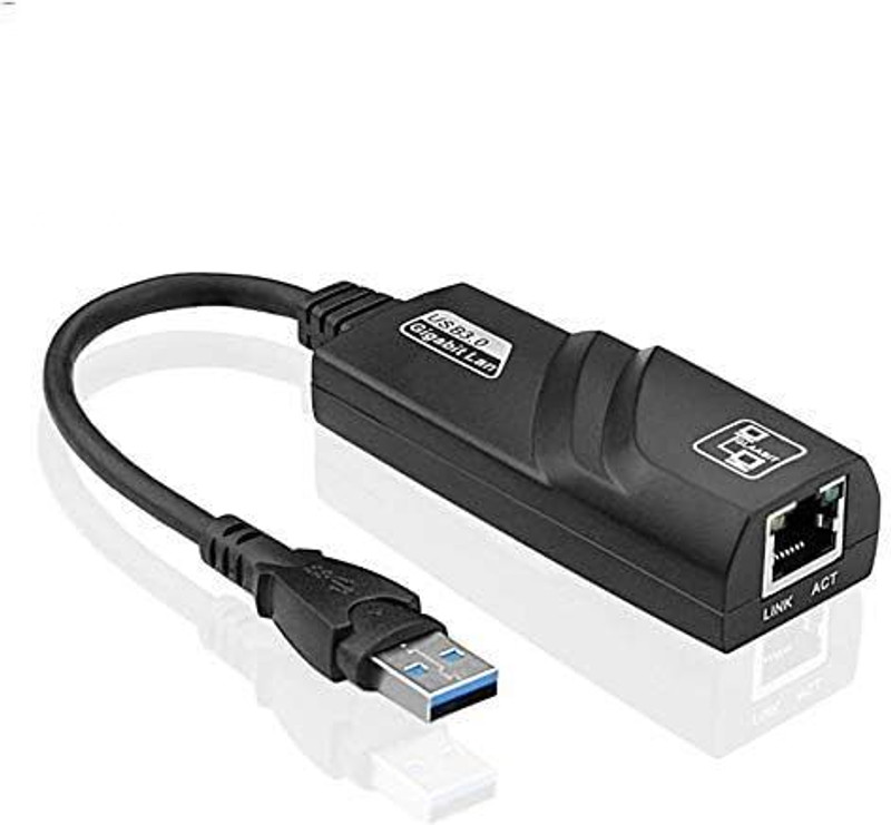 ULTRABYTES USB C to Ethernet Adapter, USB 3.0 Type C to RJ45 Cat5 Ethernet Adapter Wired Ethernet Lan Adapter compatible with Windows, Mac(1000 Mbps)
