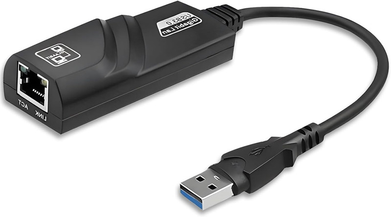 WiredCom USB 3.0 to Ethernet Adapter, Driver Free 10/100/1000 Mbps Wired Ethernet Lan Adapter compatible with Windows, Linux, Mac, Ubuntu(100 Mbps)