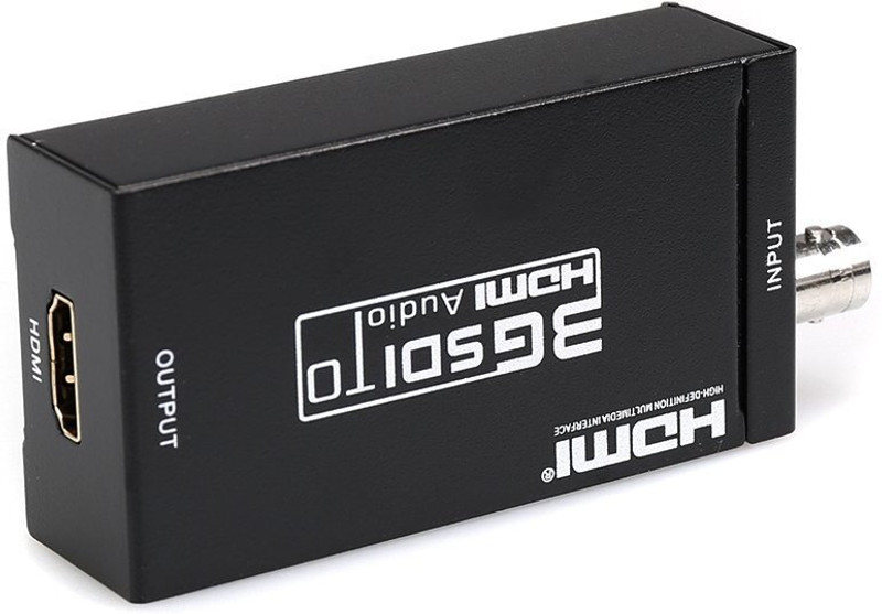 RuhZa SDI to HDMI Converter Wired USB Lan Adapter compatible with Windows(480 Mbps)