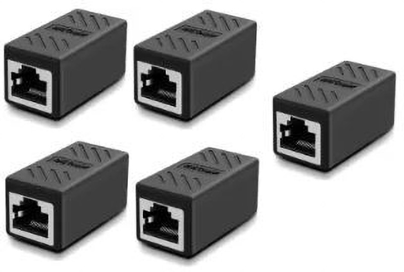 TECHGEAR Strong Durable, Shielded 8p8c RJ45 Coupler, Ethernet Cable Adsl Extension Wired Ethernet Lan Adapter compatible with Windows(1000 Mbps)