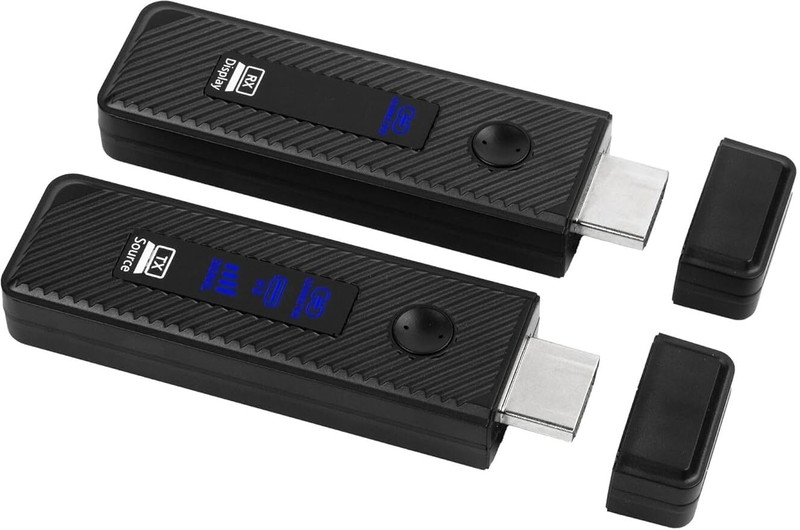 OG X NEXA WITH DEVICE 60M Wireless HDMI Extender 1080P Plug & Play for TV Laptop Projector Wireless Bluetooth Lan Adapter compatible with Linux, Mac, Windows(600 Mbps)