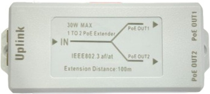 RMX POE Extender Output Distance Extend 130M Plug & Play Lan Adapter (1000 Mbps) Wired Ethernet Lan Adapter compatible with Windows(1000 Mbps)
