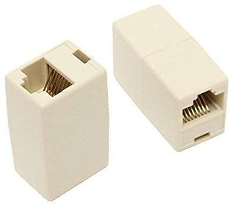 WiredCom Rj45 Ethernet adapter Cat 5, Cat 6 Certification (Pack of 2) Wireless Ethernet Lan Adapter compatible with Mac(1000 Mbps)
