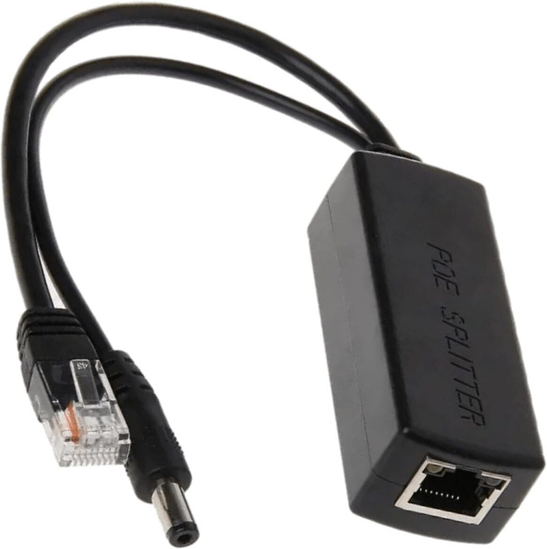 OG X NEXSA Active PoE Power Over Ethernet Splitter Adapter 48V-12V IEEE 802.3af 10/100Mbps Wireless Ethernet Lan Adapter compatible with Linux, Mac, Ubuntu, Windows(480 Mbps)