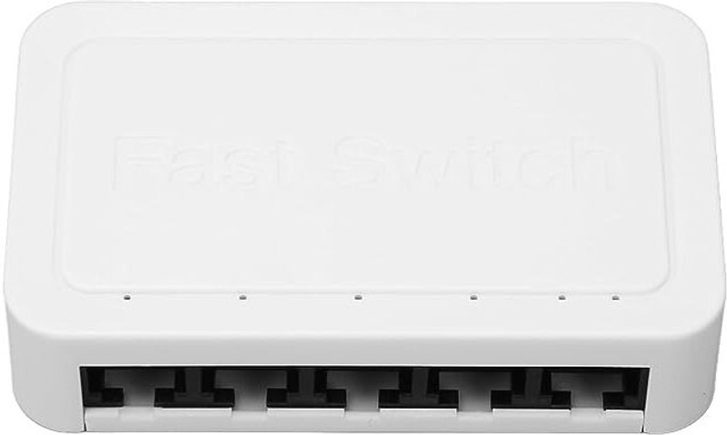 RuhZa 8 Port 10/100Mbps Fast Ethernet Switch Wireless Ethernet Lan Adapter compatible with Windows(480 Mbps)