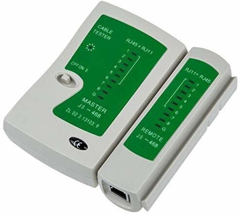 BALRAMA Rj45 Rj11 Rj12 Cat5 Cat6 Utp Network Cable Tester with Battery Ethernet Network Wired Ethernet Lan Adapter compatible with Windows(100 Mbps)