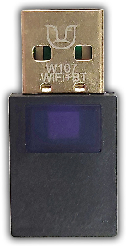 ELECTRO WOLF USB WiFi+Bluetooth Dongle, 300 mbps Dual Band 2.4/5Ghz Network (Support AP Mode) Wireless USB Lan Adapter compatible with Windows, Mac, Linux(299 Mbps)
