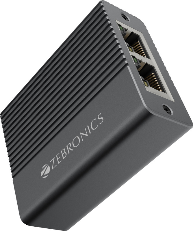 ZEBRONICS Zeb - RJ21 Wired Ethernet Lan Adapter compatible with Windows(1000 Mbps)