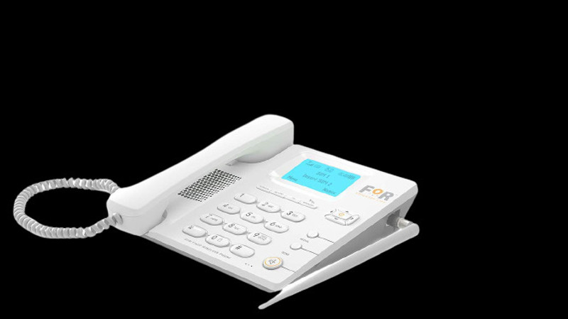 FOR F1+ Corded & Cordless Landline Phone(White)