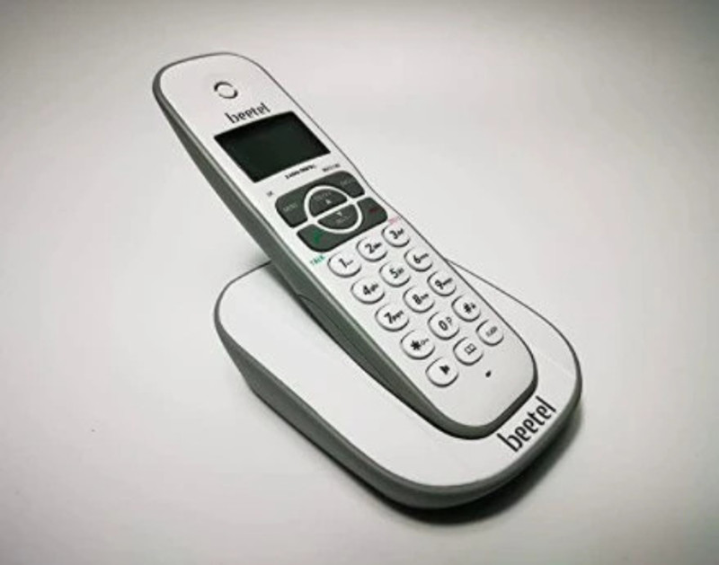 Beetel X73Grey/White Cordless Landline Phone(Grey, White)