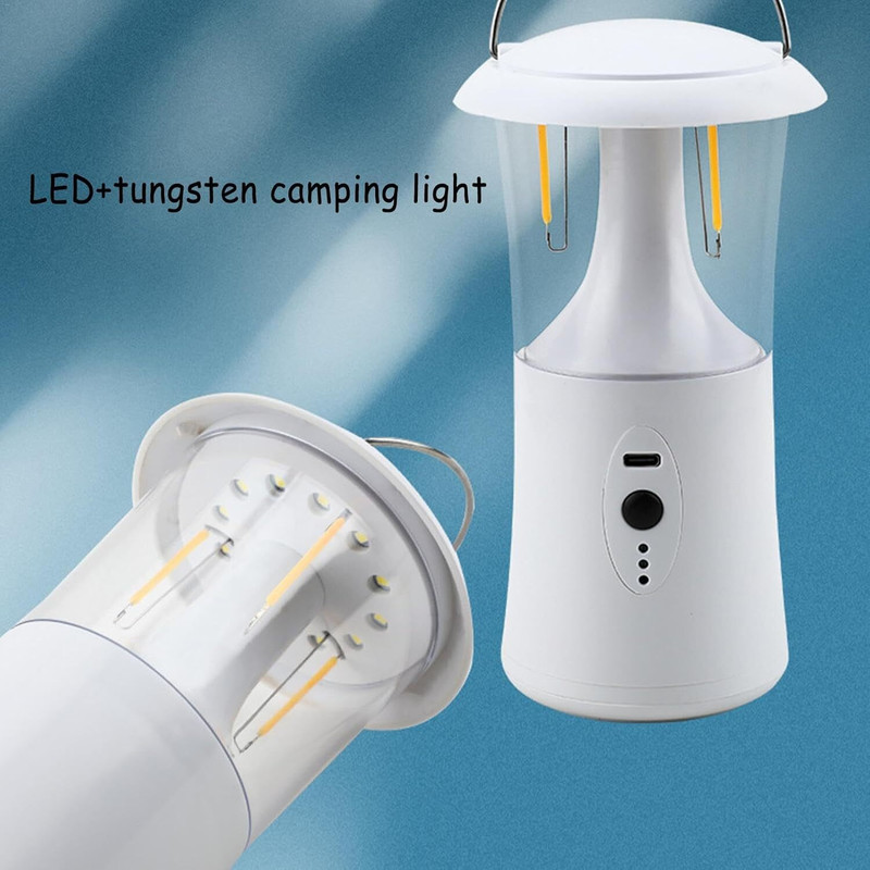 Wishbone Ultra Bright Camping Lantern | Outdoor Tent & Survival Light for Camping White Plastic Hanging Lantern(8 cm X 10 cm, Pack of 1)