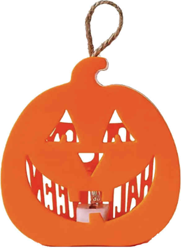 yuppin Halloween Pumpkin Skull Mini Lanterns White Plastic Hanging Lantern(10 cm X 7 cm, Pack of 1)