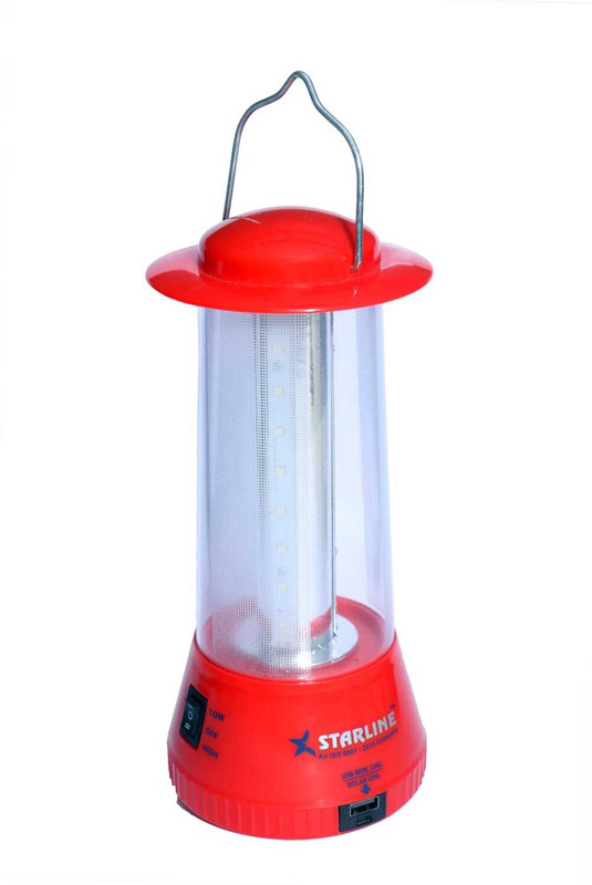 STARLINE Red Plastic Hanging Lantern(15 cm X 15 cm, Pack of 1)