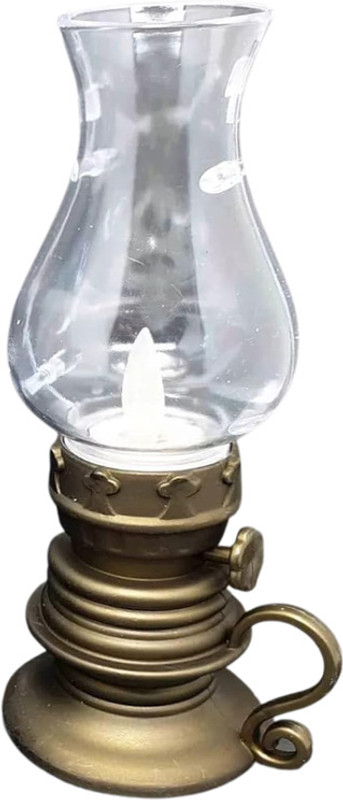 Inufu Inufu Metal Table Lantern Gold Metal Table Lantern(9 cm X 6 cm, Pack of 2)