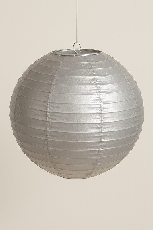 Decorgram 12 inch Round Chinese Paper Lanterns Red Paper Hanging Lantern(30 cm X 30 cm, Pack of 1)