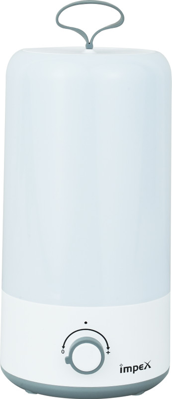 IMPEX IL 670 LED Rechargeable Lantern with 48 SMD LEDs | 1800mAh Battery | Grey, White Plastic Table Lantern(22.7 cm X 13 cm, Pack of 1)