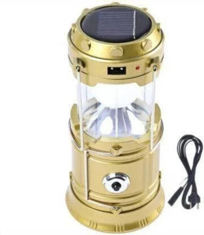 Supreme World 5800 Lights Gold Plastic Table Lantern(12.52 cm X 6.25 cm, Pack of 1)
