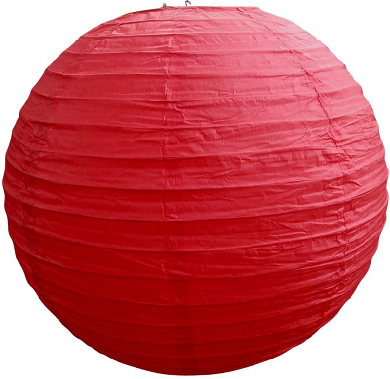 Raga Plus White Paper Table Lantern(30 cm X 30 cm, Pack of 1)