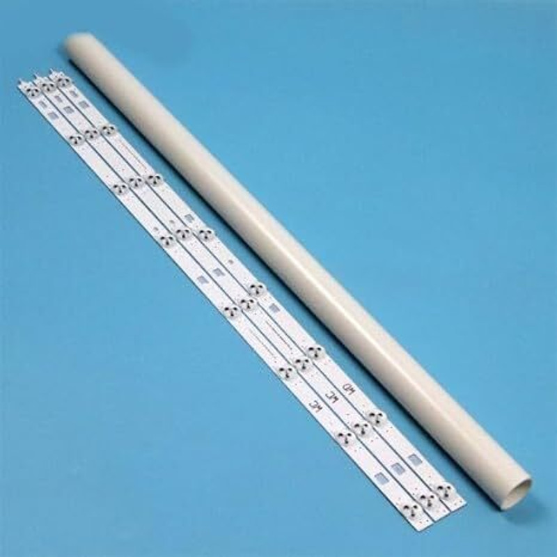 V A Antiques 5 Pcs x 9 Lamps LED TV Backlight Array Strips Set for 32 inch LED TV, Combo Set(White)
