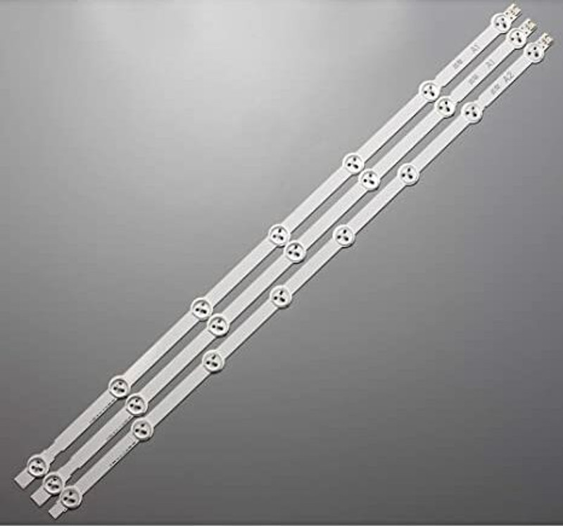 V A Antiques 5 Pcs x 9 Lamps LED TV Backlight Array Strips Set for 32 inch LED TV, Combo Set(White)