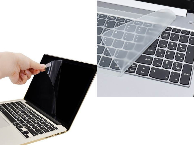 ANJO 2 in 1 Combo 15.6 Inch Laptop Screen Protector & Laptop Sleeve (Transparent). Combo Set(Transparent)