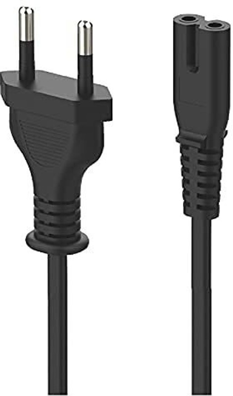 GoodsBazaar 2 Pin Universal AC Power Cord 2 Pin Plug Cable for Laptop, Printer, Camera 1.5m 12 W Adapter(Power Cord Included)