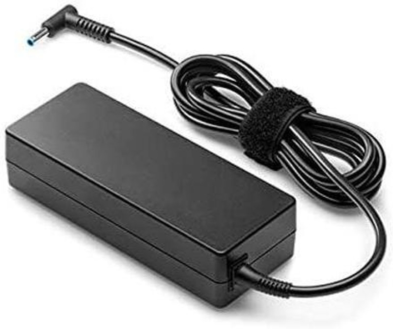 HP Original (Y5Y43AA) 4.5mm Non-EM Laptop AC Adapter, Without Power-Chord, Black 65 W Adapter