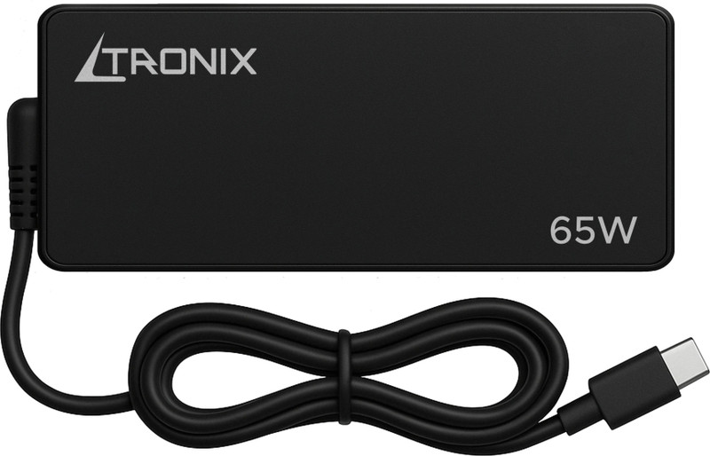 Ltronix 65W USB Type-C Laptop Charger for HP,Dell,Lenovo,Acer,Asus,MacBook 65 W Adapter(Power Cord Included)