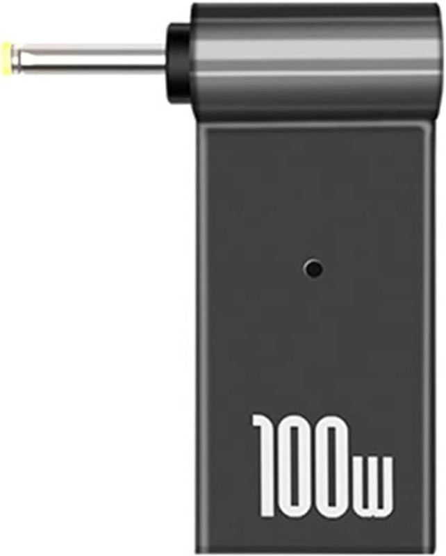 Etzin Laptop Charger Adapter Connector USB Type-C 2.5x0.7mm EPL-1253CC 100 W Adapter(Power Cord Included)