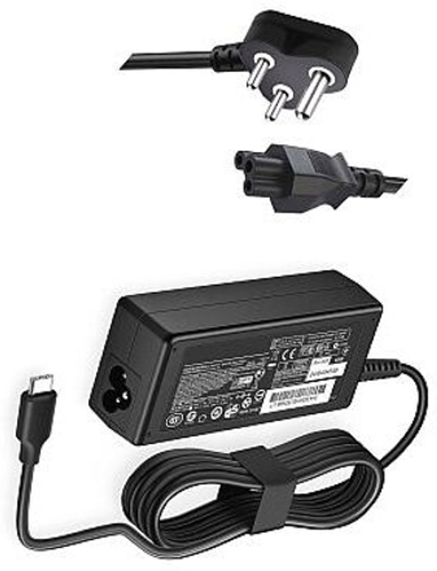 Regatech ChromeBook X360 14A-NA0022OD, 14B-CA, 14-CA 45W USB Type-C Charger 45 W Adapter(Power Cord Included)