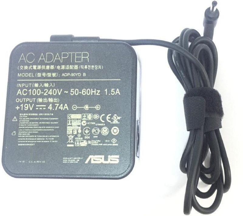 ASUS 4.0*1.35 Pin X540 X540L X540LA X540S X540SA, X541 X541S X541SA X541U X541UA 90 W Adapter(Power Cord Included)