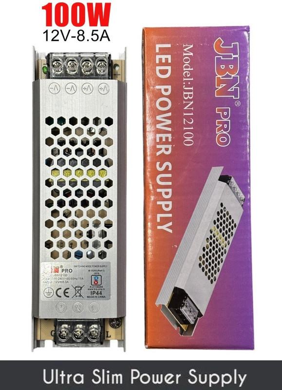 BALRAMA TV-out Cable New Arrival New Arrival 12V 100W Ultra Slim Metal Body LED Power Supply SMPS 12(Black::White::Multi, For TV)