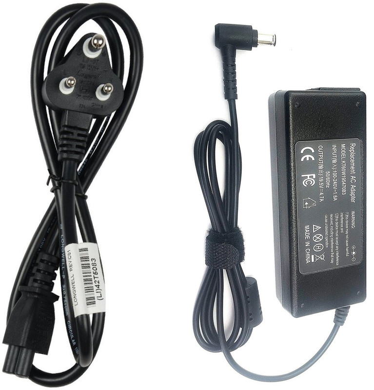 Laplogix 75W 19.5V 3.9A Pin Size 6.5X4.4MM Charger Designed For Sony VAIO VGP-AC19V61 75 W Adapter(Power Cord Included)