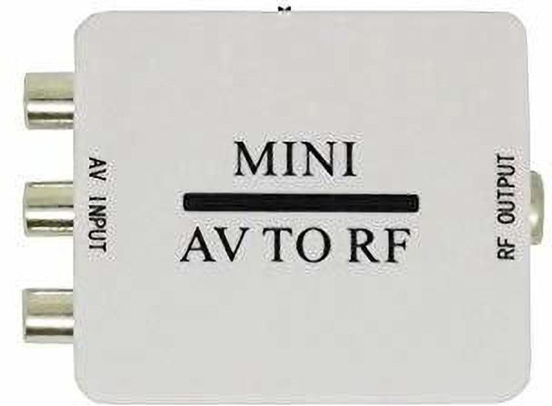 Etzin Mini AV2RF converter adapter(EPL-665VC) Media Streaming Device(White)