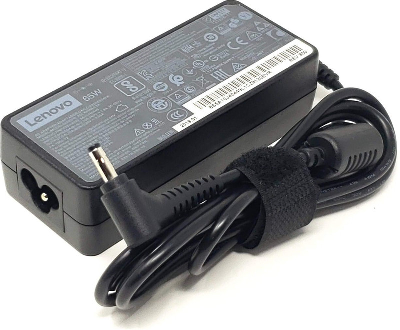 Lenovo Genuine 20V 3.25A Laptop Power Adapter Charger (Tip: 7.9mm x 5.0mm } 42T4422 65 W Adapter(Power Cord Included)