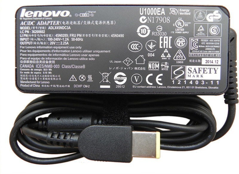 Lenovo ORIGINAL 200253 3.25 Adapter(Power Cord Included)