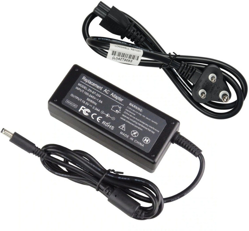 Laplogix 65W 18.5V 3.5A Big Pin 7.4X5.0MM Charger For Compaq Presario CQ57 Series 65 W Adapter(Power Cord Included)