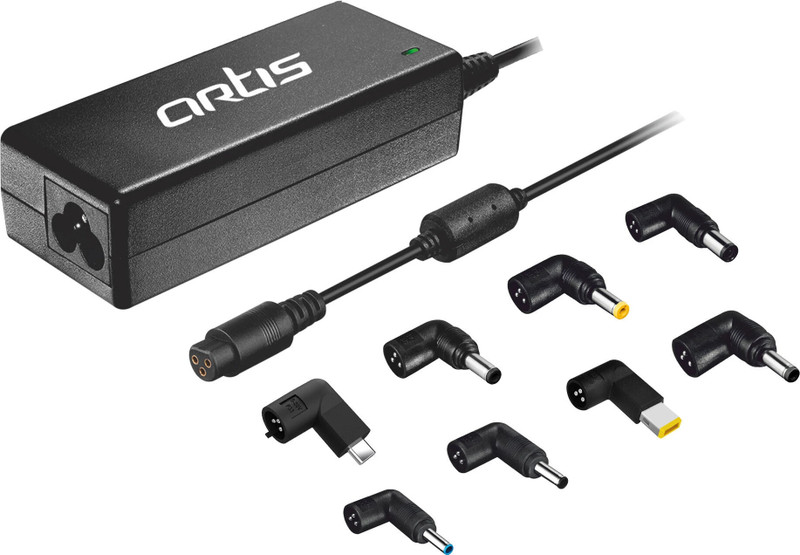 artis PS-U-65W Universal Laptop Adapter with 8 pins 65 W Adapter(Power Cord Included)