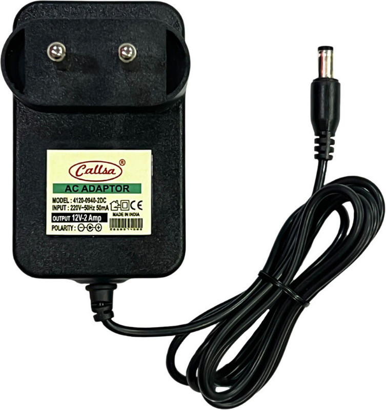 callsa 12V Battery Charger for Kids Ride On Car Toys, 12V Kids Car Charger, Toy Charger 24 W Adapter