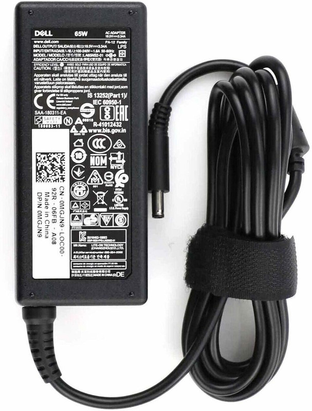 DELL Inspiron 5551, Inspiron 5555, Inspiron 5558, Inspiron 5758 (SMALL PIN) (Power card included) 65 W Adapter(Power Cord Included)