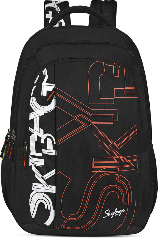 SKYBAGS Brat Pro Max Upto 15.6 Inch Compatible Laptop Backpack with 3 Main Compartment 35 L Backpack(Black)