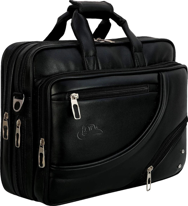 Leather World 14 inch Laptop Messenger Bag(Brown)