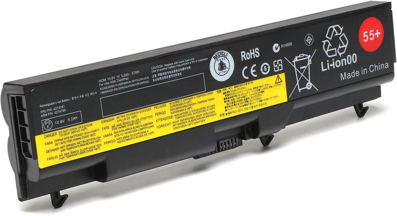 SOLUTIONS-365 Compatible SL410 battery for lenovo thinkpad L410 L420 L510 L520 T410 T420 T510 T510i T520 W520 SL410 E40 E50 ThinkPad Edge 14" 15" Series ThinkPad Edge E420 E425 E520 E525 E5 Battery 9 Cell Laptop Battery